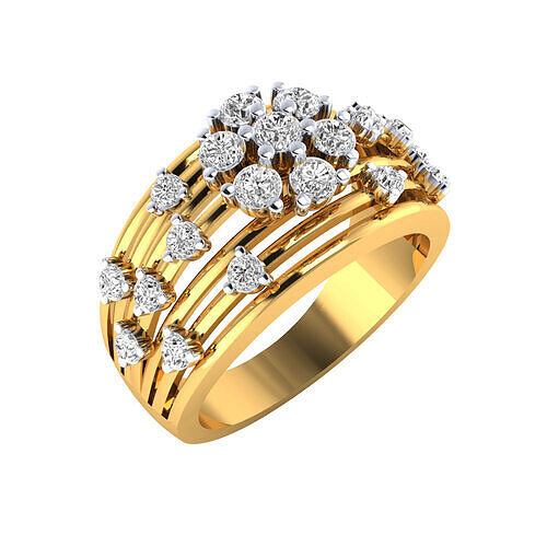  Women Ring Render 3dm STL MTL SLC JCD OBJ FBX Details 3D print model