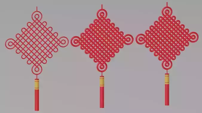 Cartoon Chinese Knot