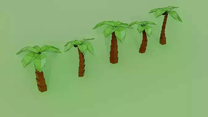 Low Poly Tree-  V2 Low-poly 3D model