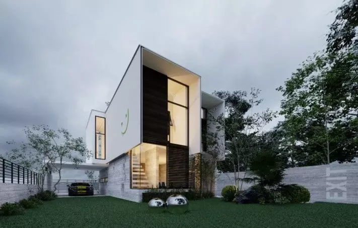 House Exterior Model 3D model_0