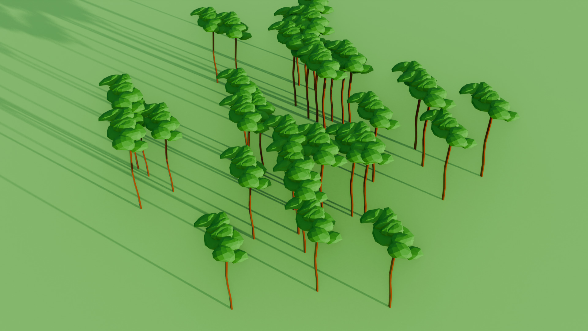 Low Poly Tree-  V3 Low-poly 3D model_2