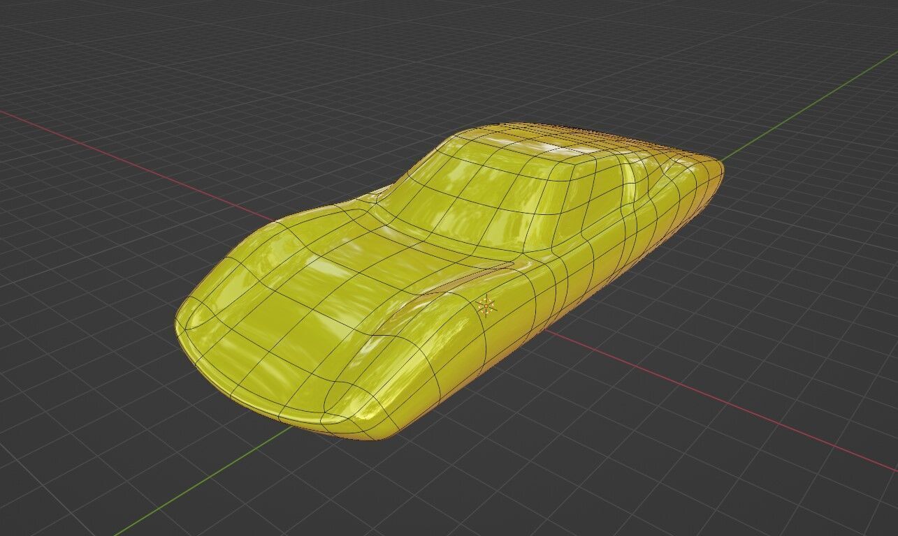 lambo  Miura-Inspired - Classic Sports Car Speedform 3D print model_3