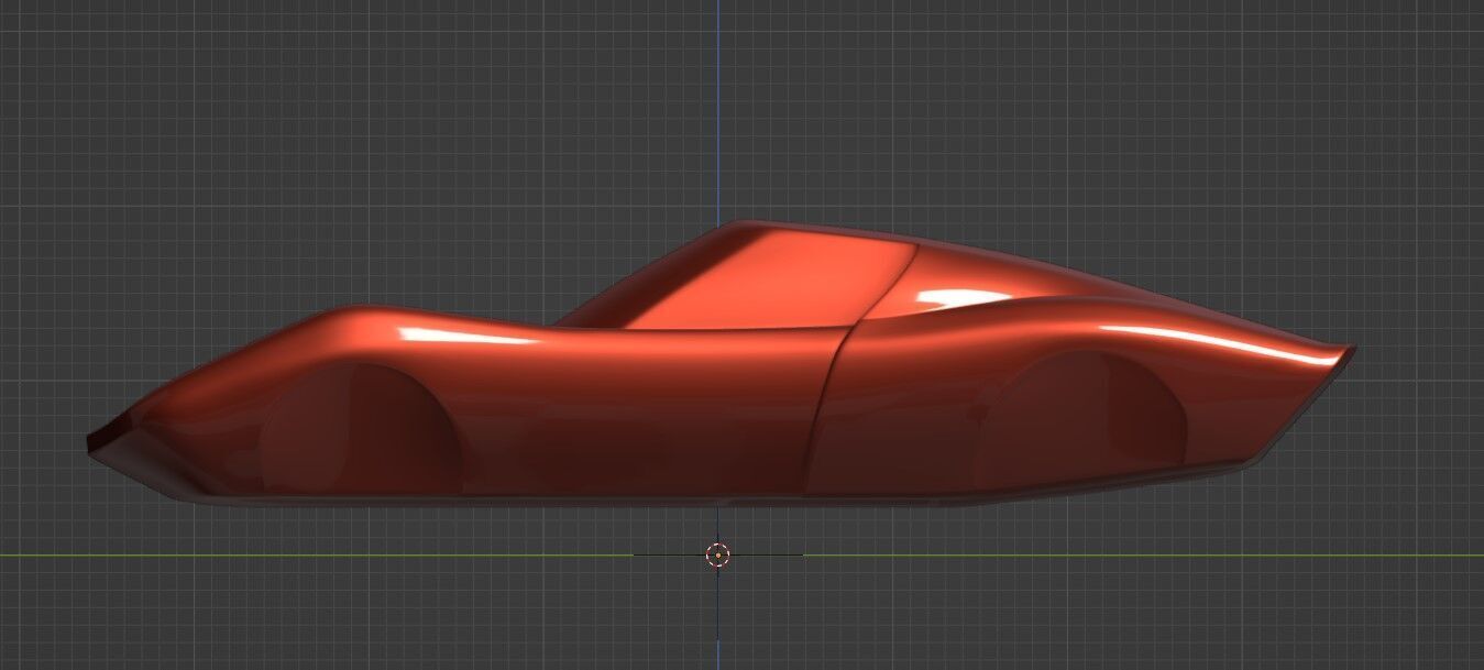 lambo  Miura-Inspired - Classic Sports Car Speedform 3D print model_9