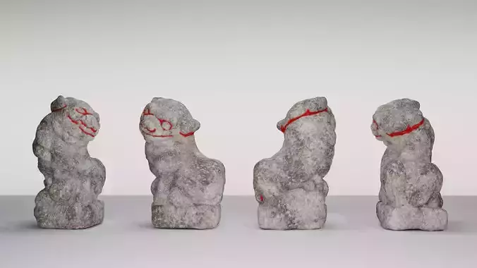 Chinese style stone lion