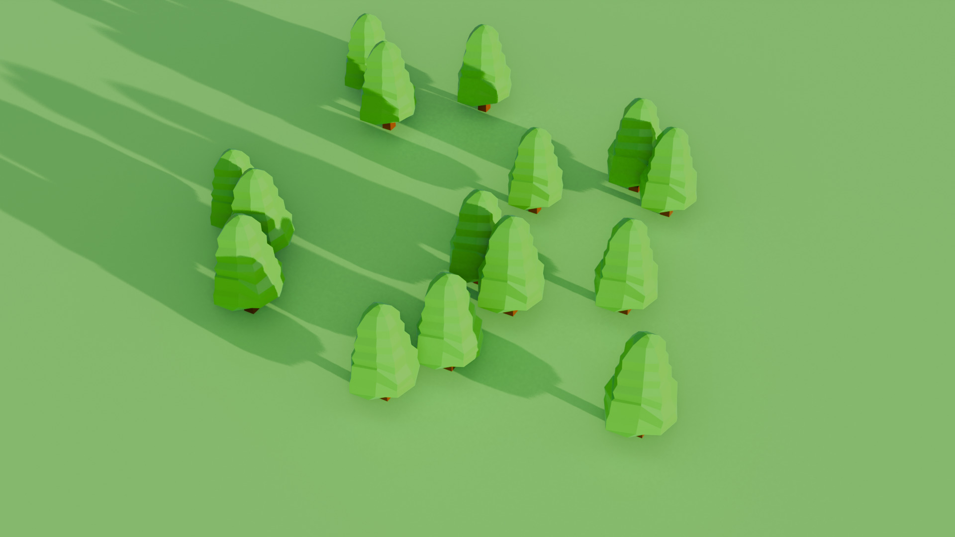 Low Poly Tree-  V4 Low-poly 3D model_2