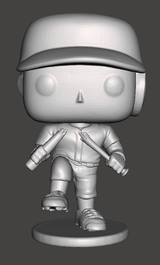 Bo Jackson Bat Break Custom Funko 3D print model_3