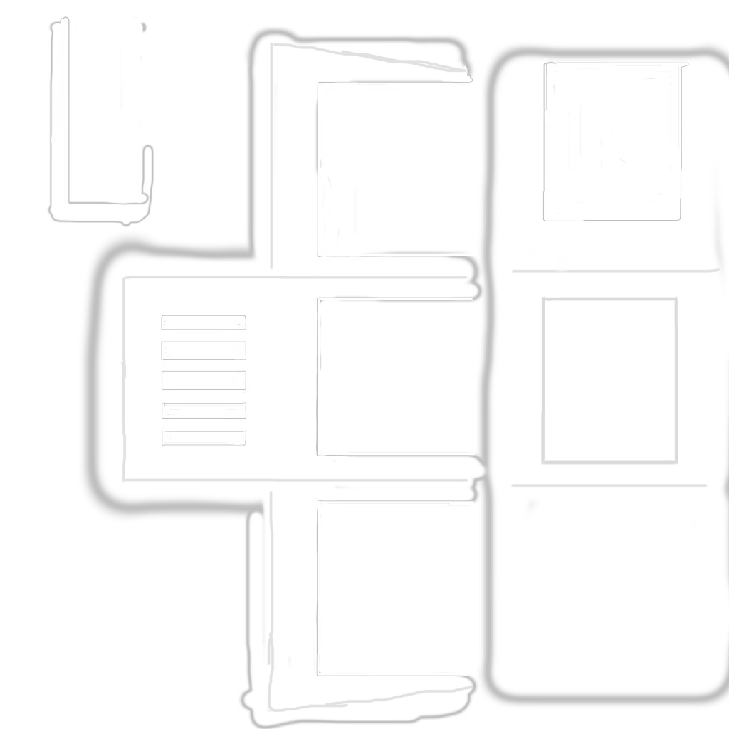 CADEIRA DE PLASTICO Low-poly 3D model_5