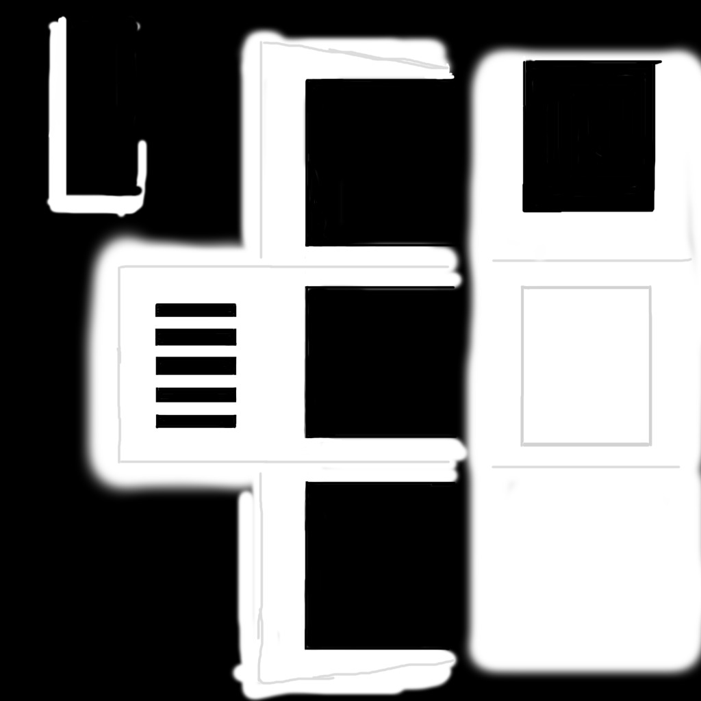 CADEIRA DE PLASTICO Low-poly 3D model_6