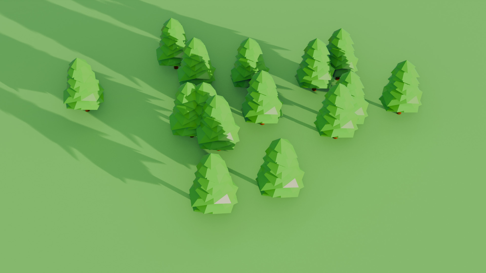Low Poly Tree-  V5 Low-poly 3D model_3