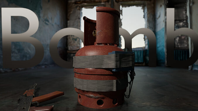 Propane Handmade Bomb 3D model