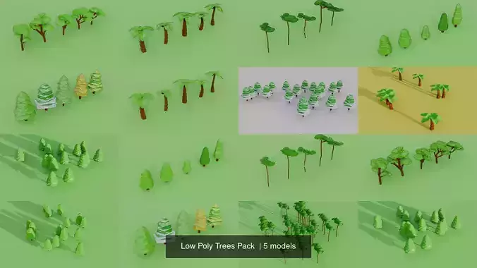 Low Poly Trees Pack 