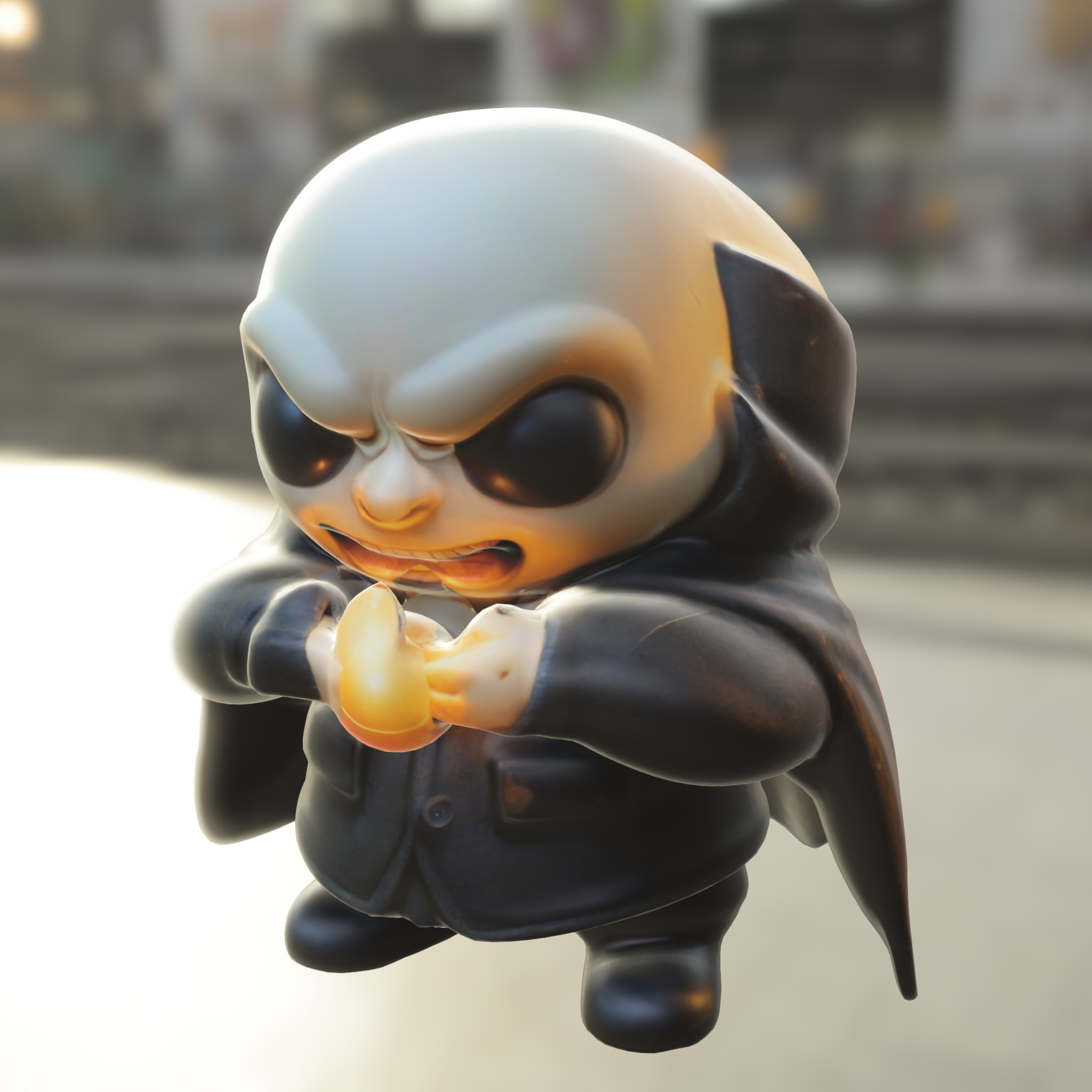 Fester plush Chibi 3D model_1
