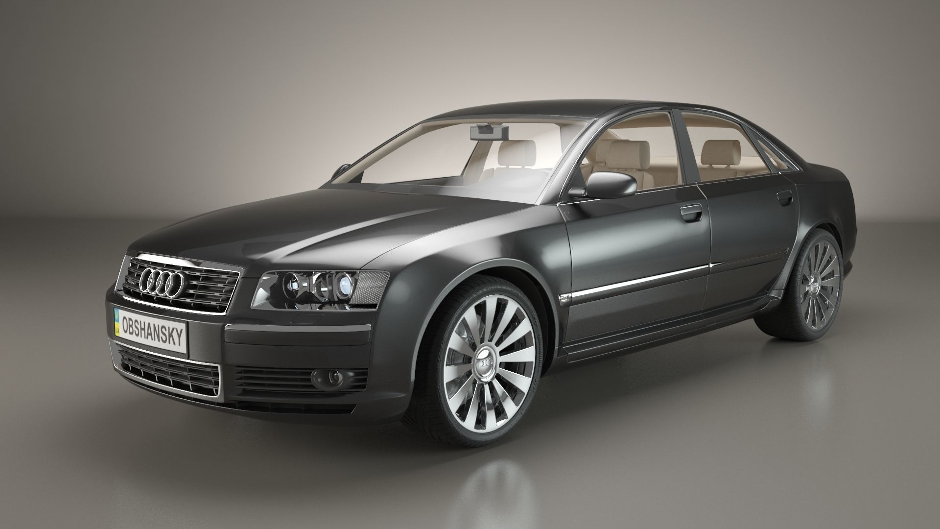 Audi A8 2002 Quattro 3D model_4