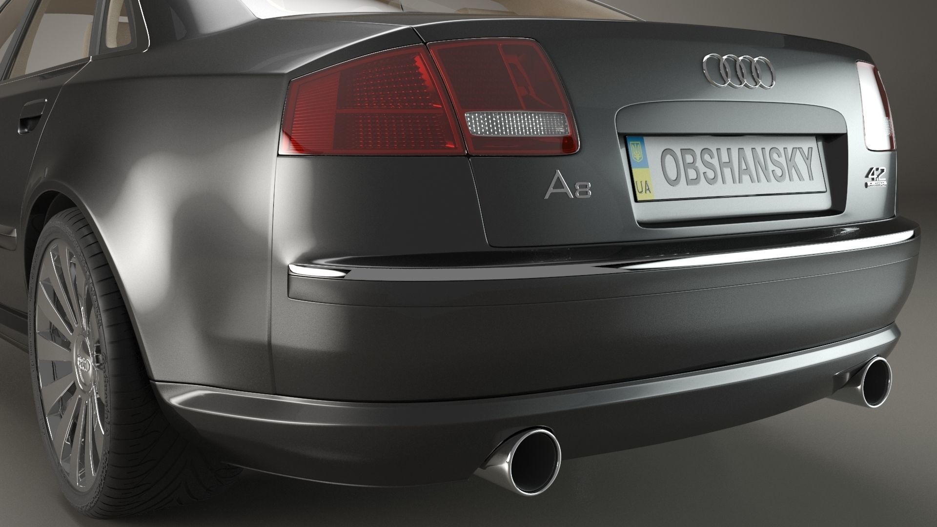 Audi A8 2002 Quattro 3D model_12