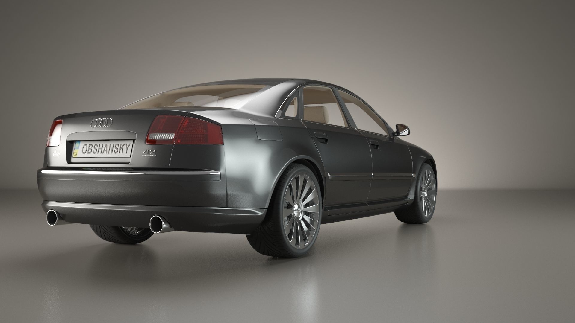 Audi A8 2002 Quattro 3D model_57