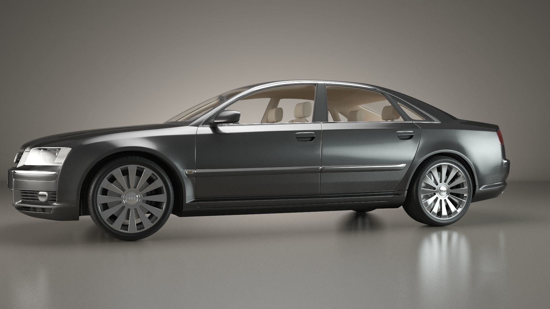 Audi A8 2002 Quattro 3D model_43