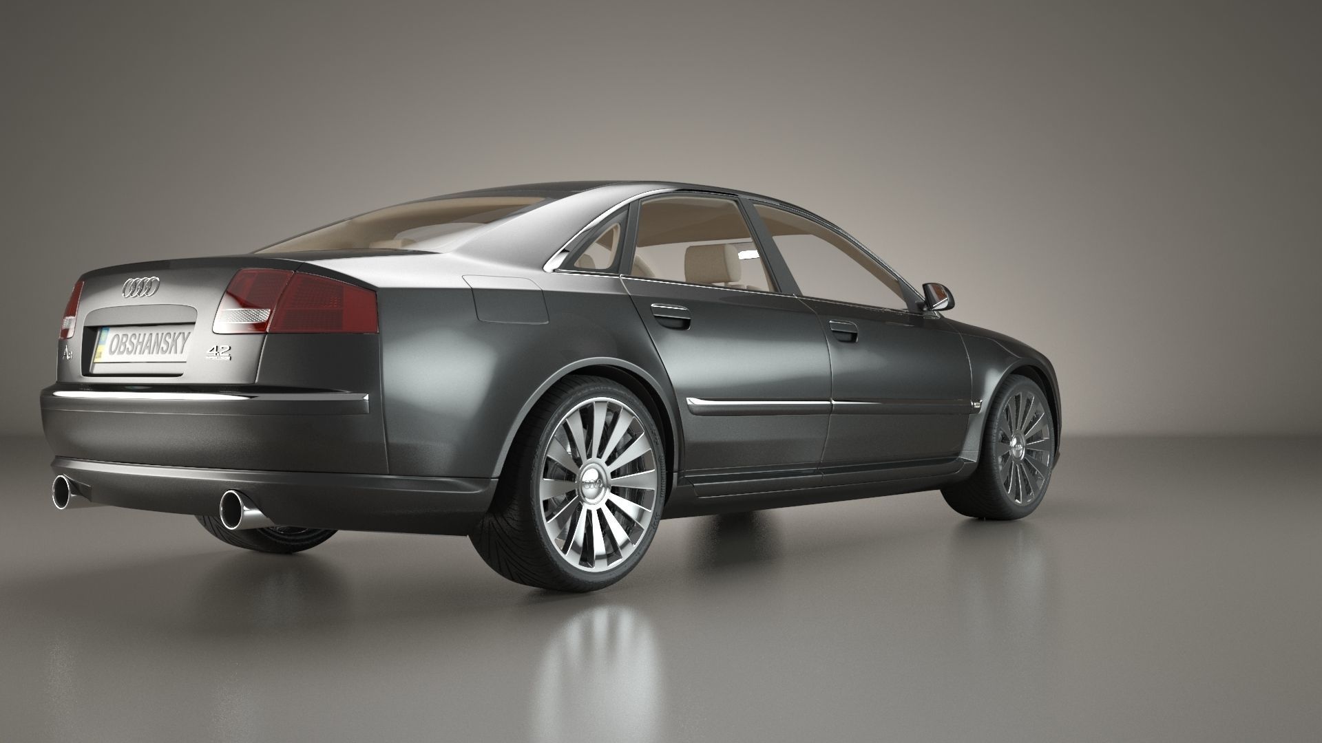 Audi A8 2002 Quattro 3D model_58
