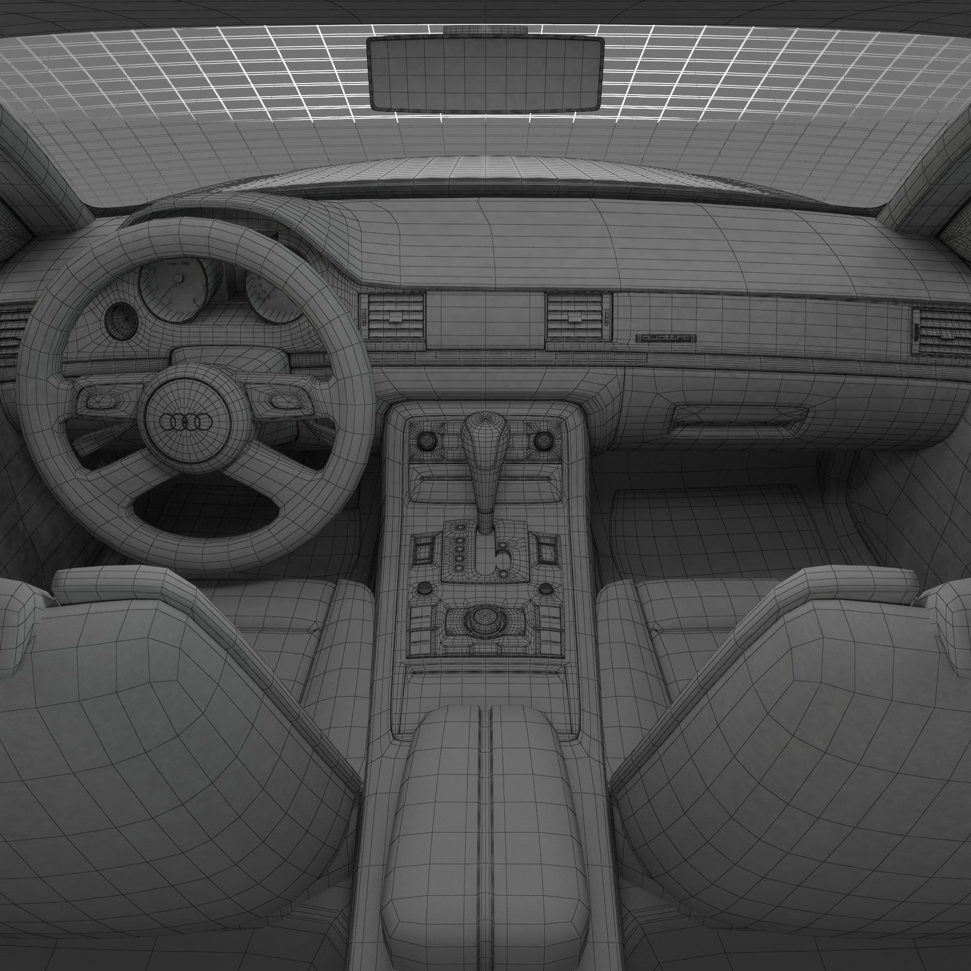 Audi A8 2002 Quattro 3D model_17