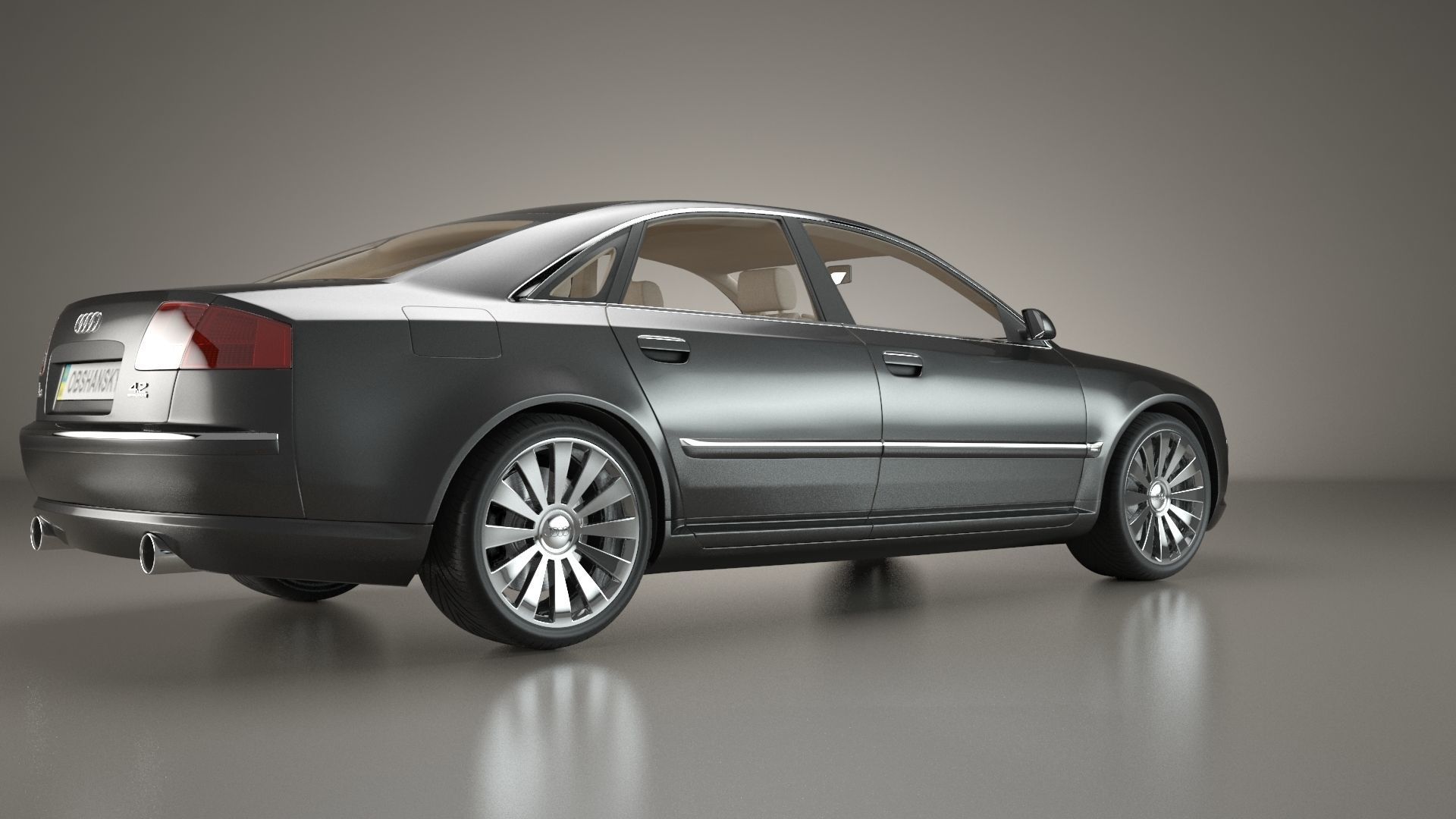 Audi A8 2002 Quattro 3D model_59