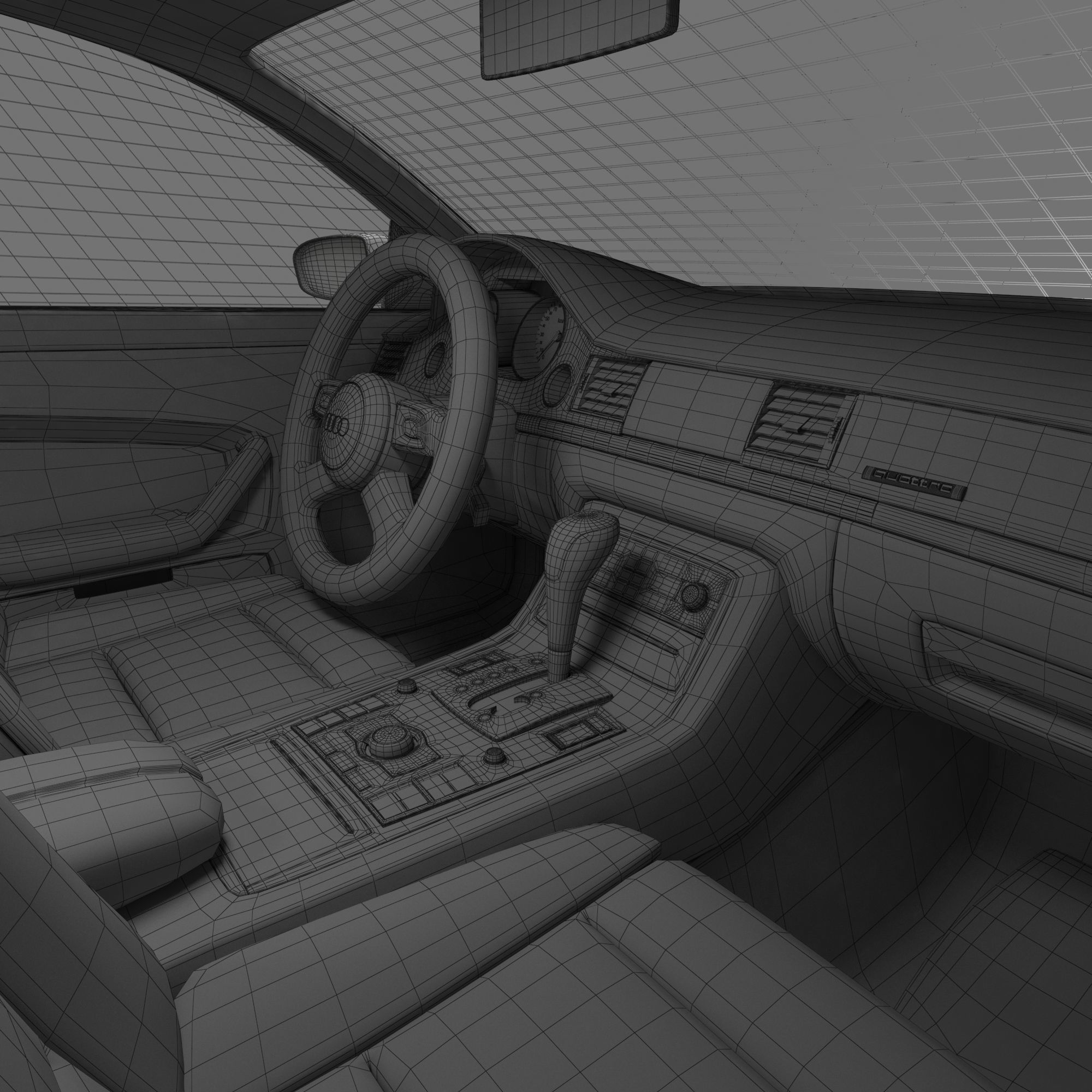 Audi A8 2002 Quattro 3D model_23