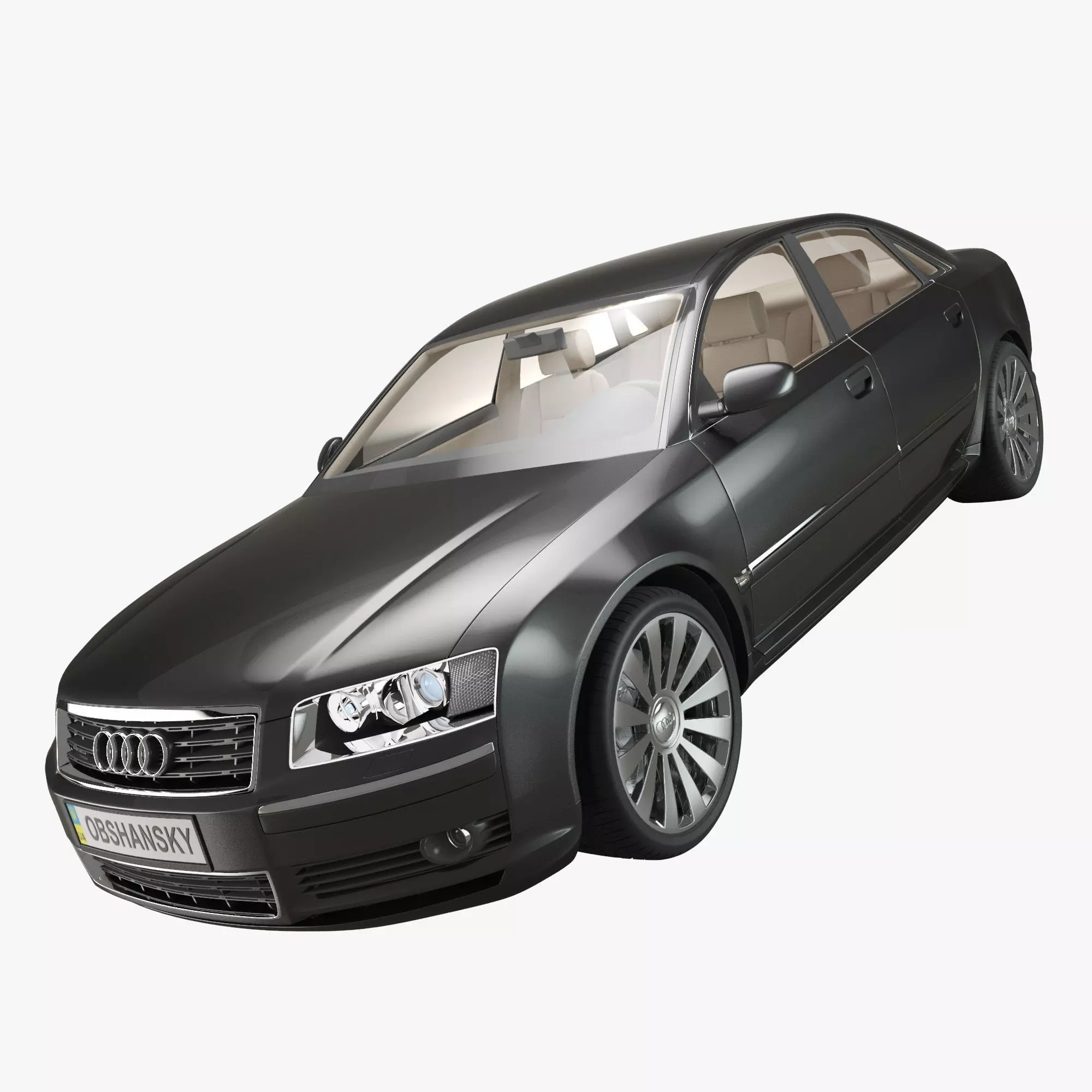 Audi A8 2002 Quattro 3D model_0