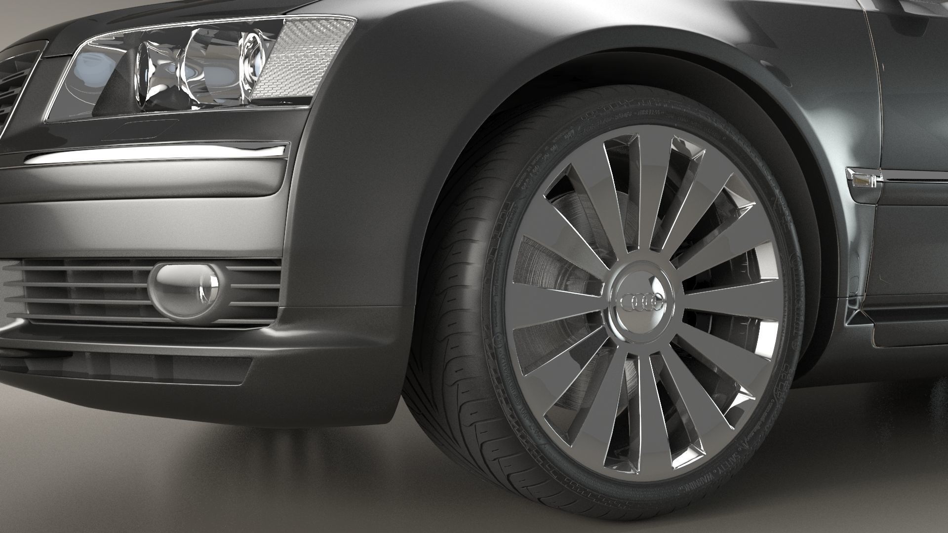 Audi A8 2002 Quattro 3D model_8