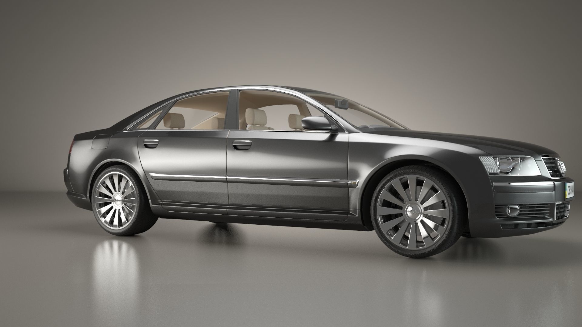 Audi A8 2002 Quattro 3D model_30