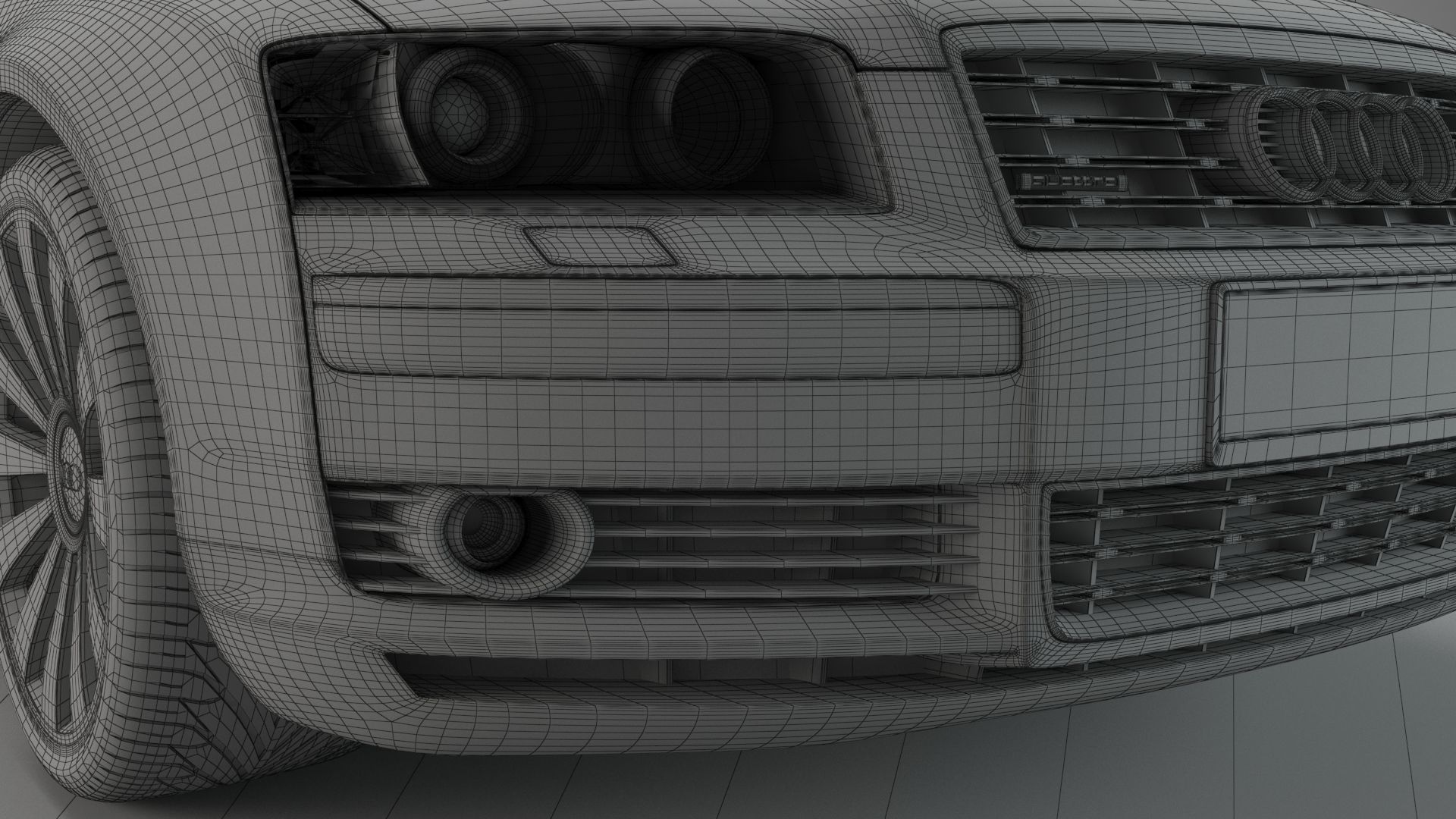 Audi A8 2002 Quattro 3D model_11