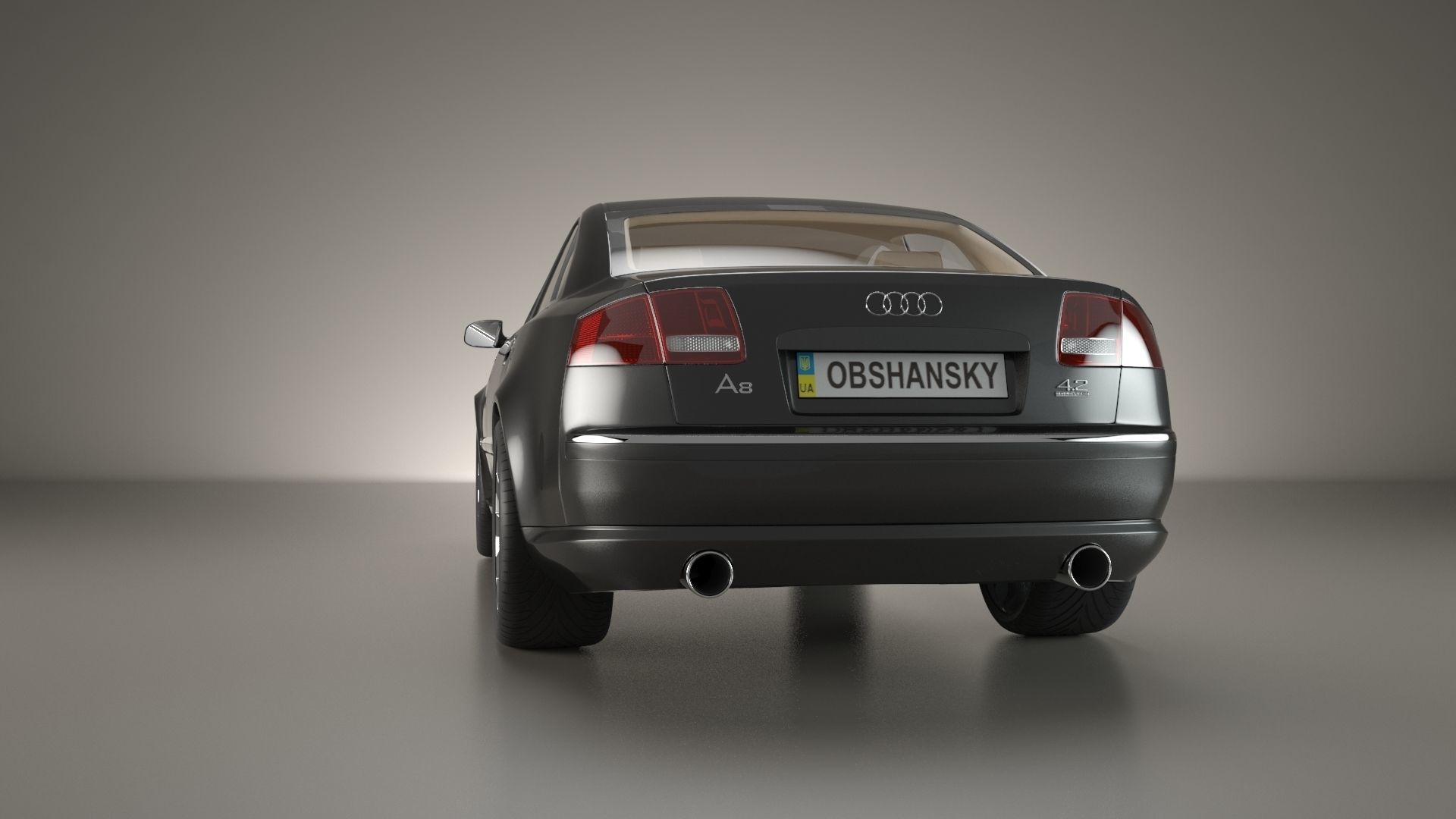 Audi A8 2002 Quattro 3D model_53