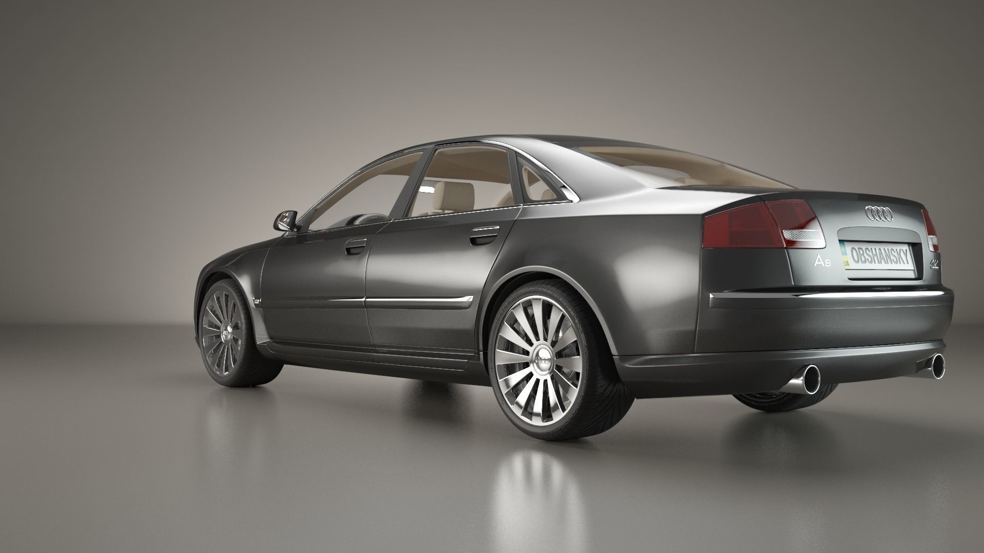 Audi A8 2002 Quattro 3D model_50