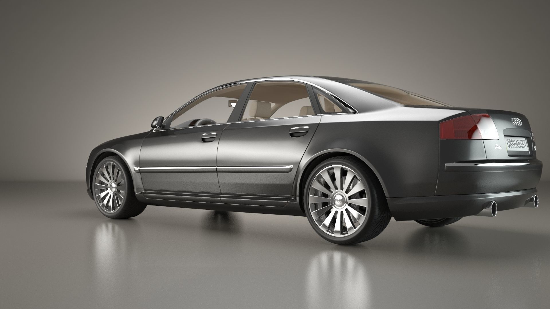 Audi A8 2002 Quattro 3D model_49