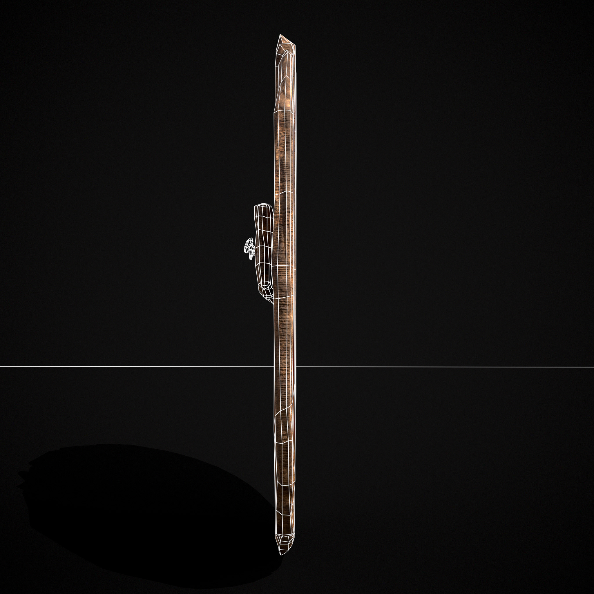 Celtic RWB Vegvisir Coat of Arms Low-poly 3D model_8