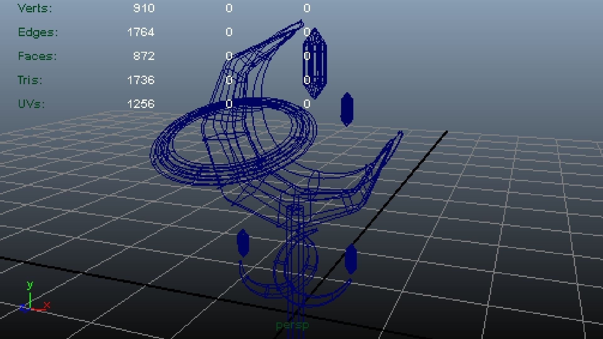 Asept Staff Low-poly 3D model_5