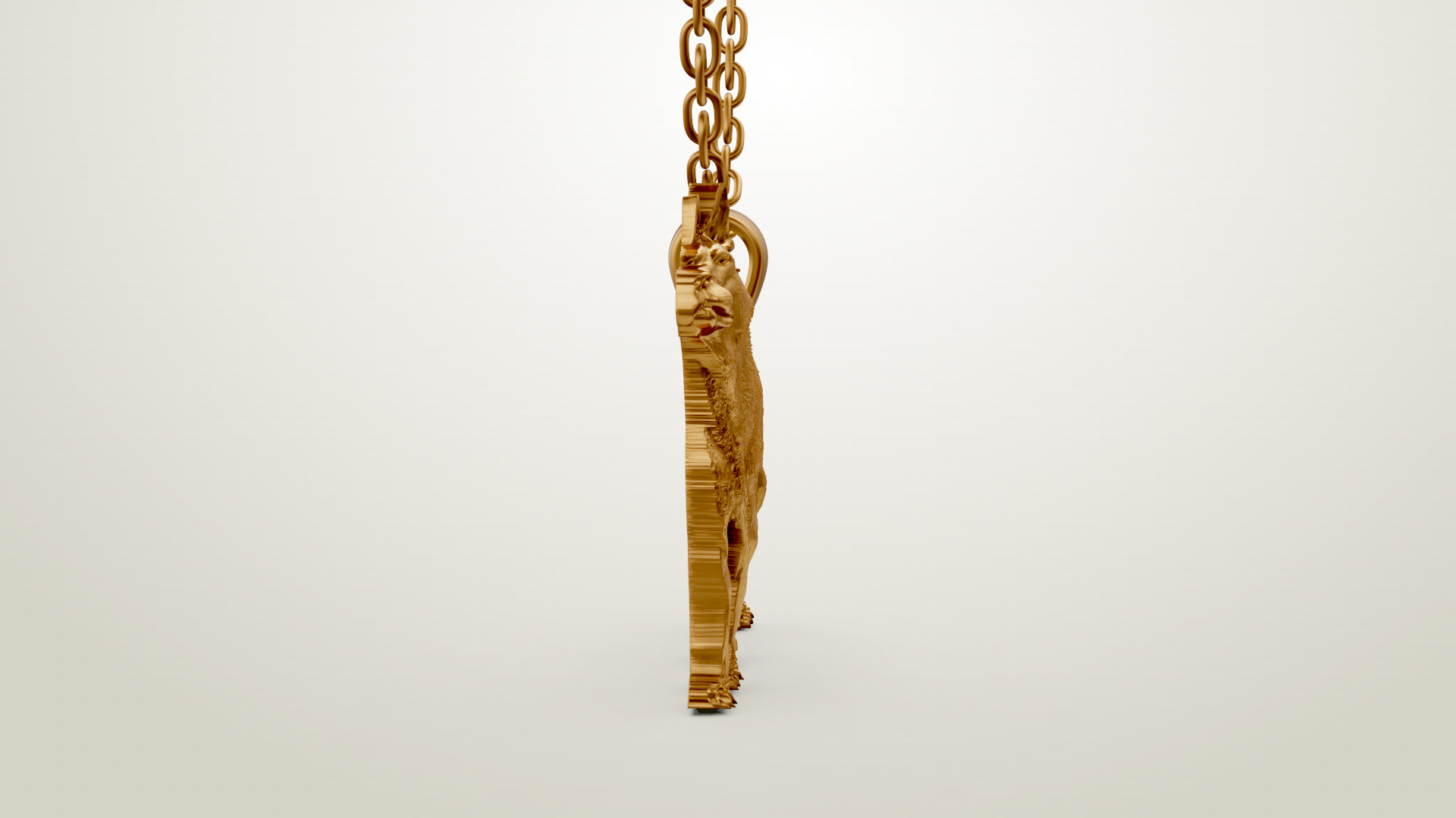 Dog Cute Animal Pendant 3D print model_5