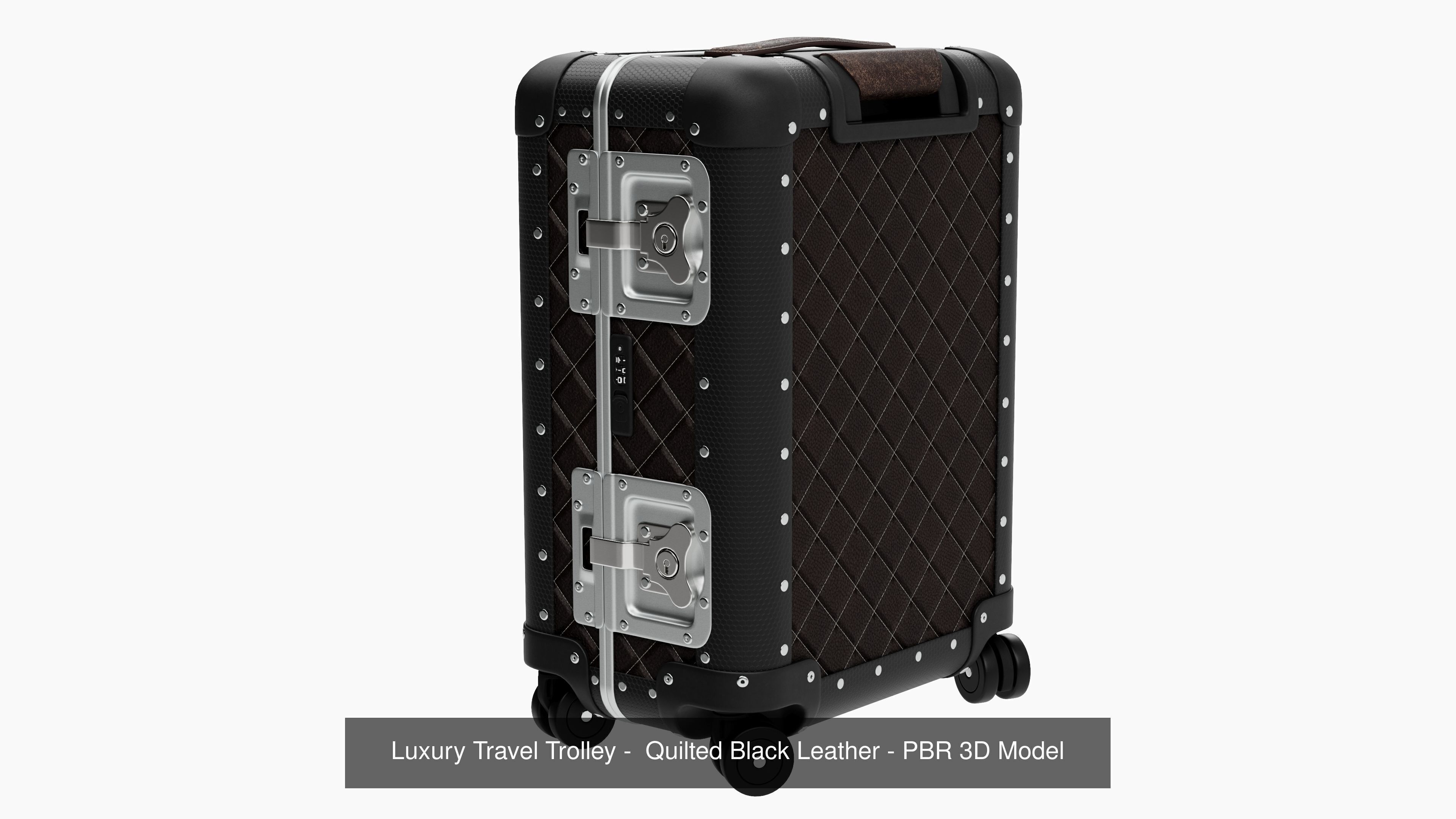 Trolley Collection - 4 PBR Models with Leather and Metal _5