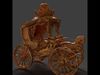 Chinese ancient golden  carriage   3D model_1