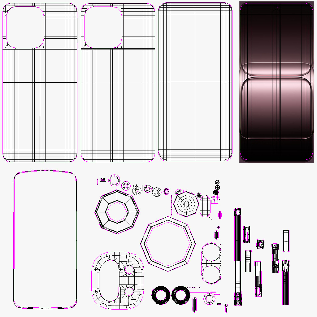 One Plus 13s Pink Satin 3D model_12
