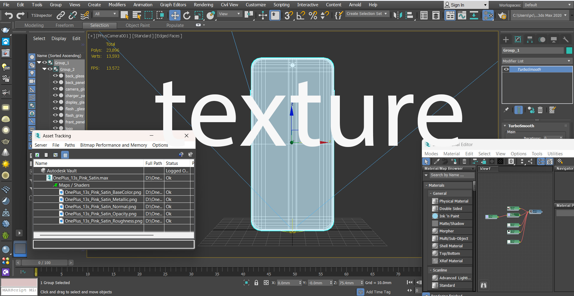 One Plus 13s Pink Satin 3D model_13