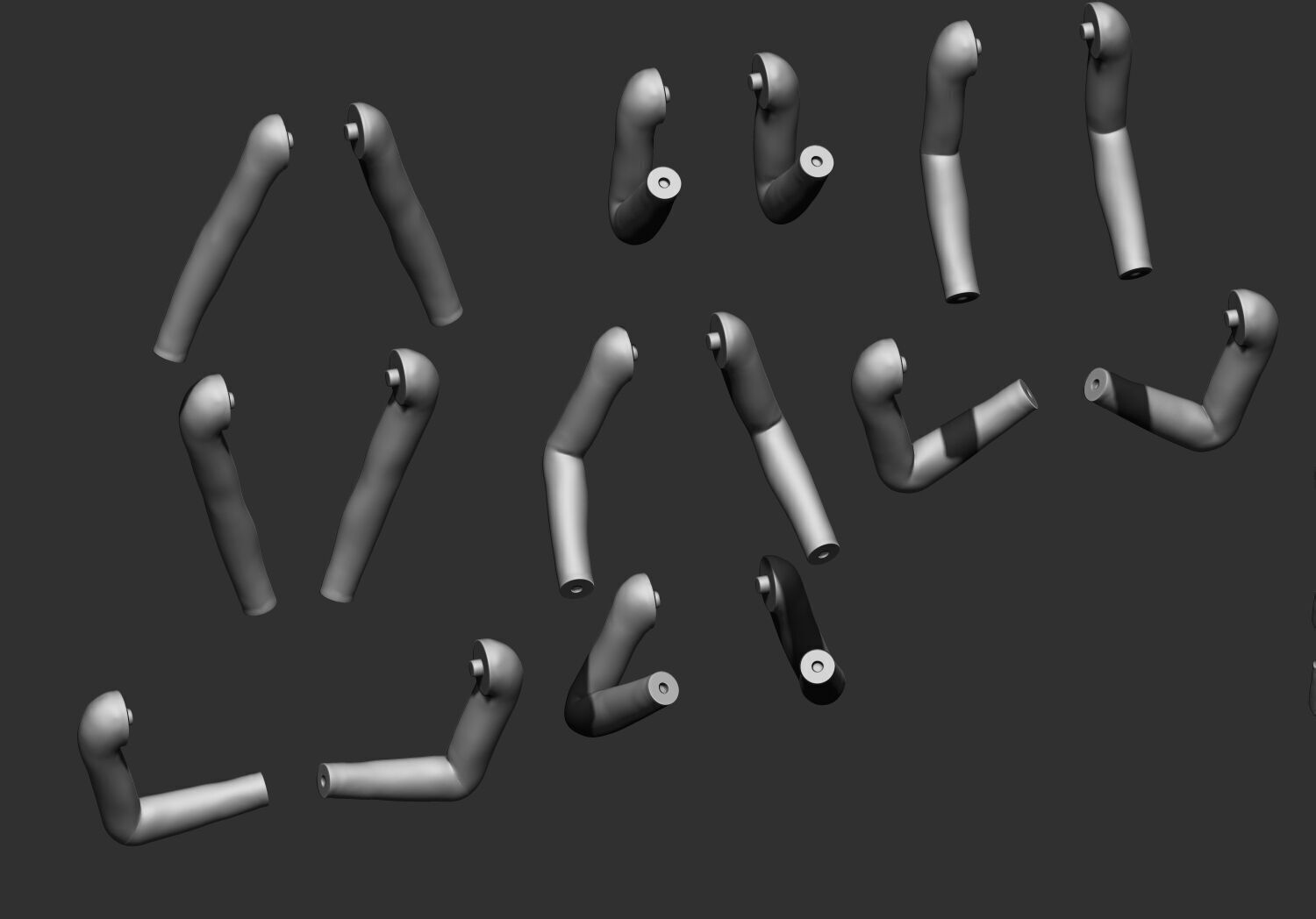 Ancient Egyptian Female Workers Miniature 3D Printable Model V2 3D print model_4