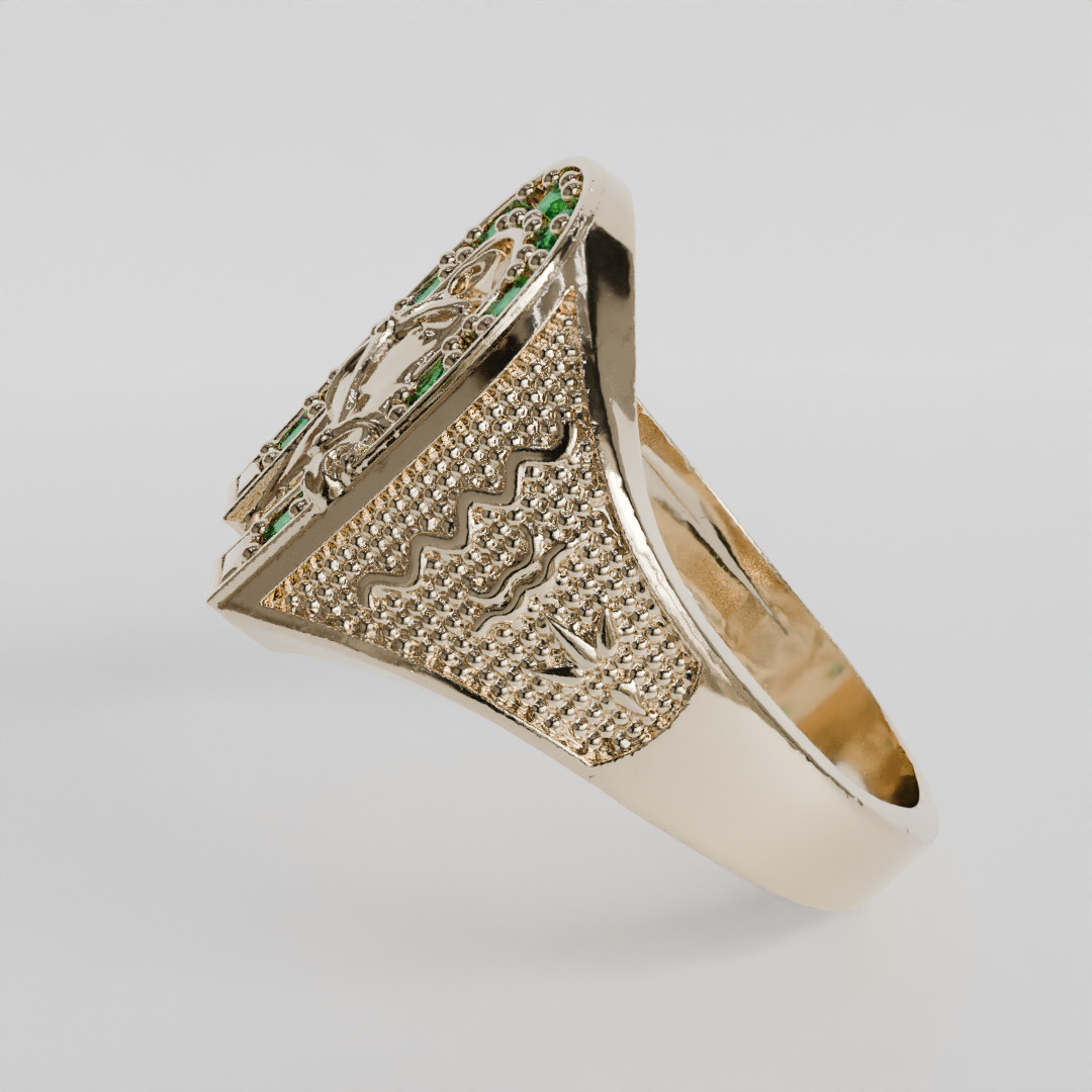 horse ring 3D print model_4