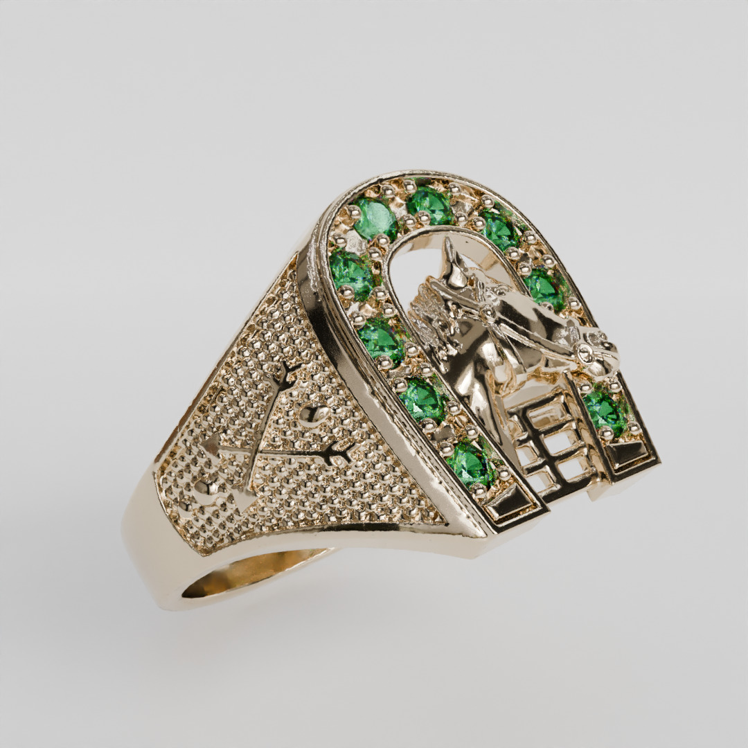 horse ring 3D print model_1