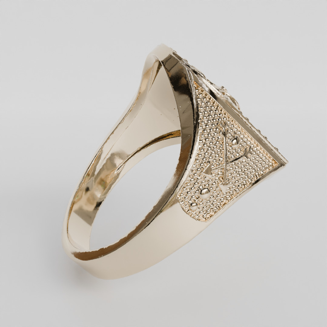 horse ring 3D print model_2