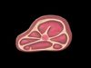 Stylized Meat - AI Low-poly 3D model_1