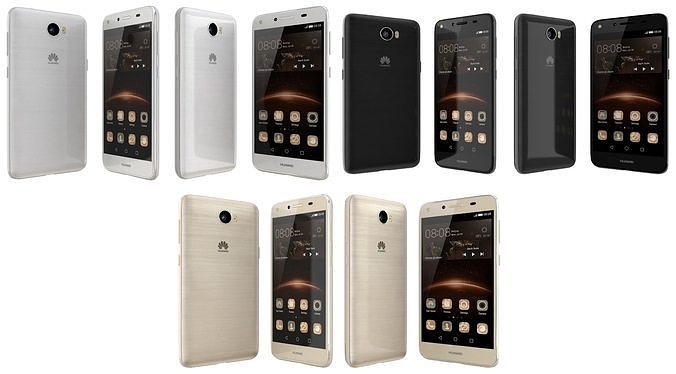 Huawei Y5II all color 3D model