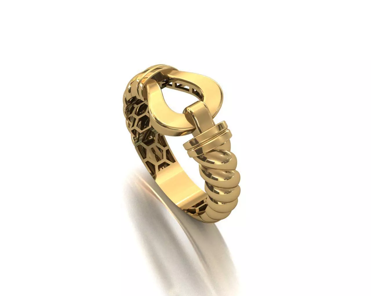 Force rise Ring 3D print model