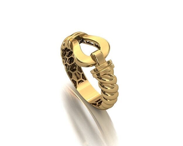 Force rise Ring 3D print model