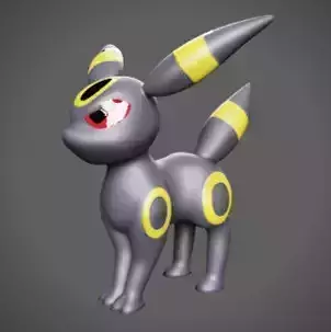 Umbreon Pokemon Modele 3d
