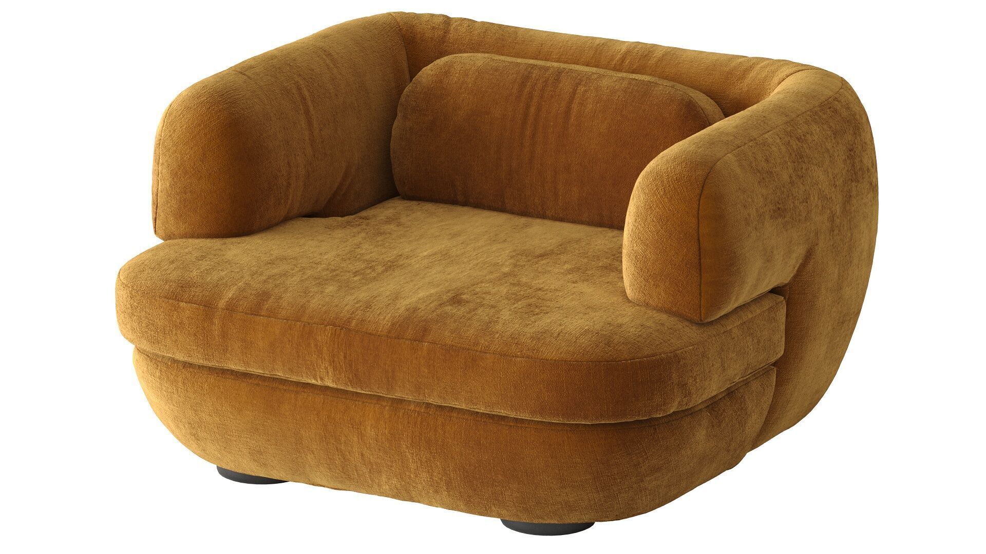 Vendome Armchair 3D model_3