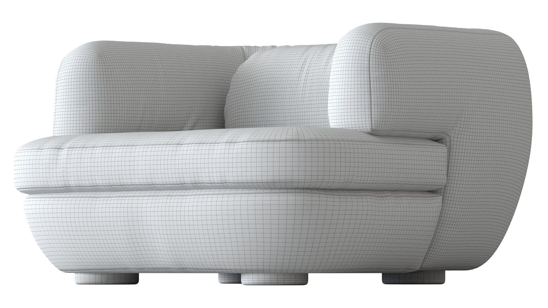 Vendome Armchair 3D model_11