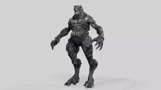 Realistic Grey Monster 